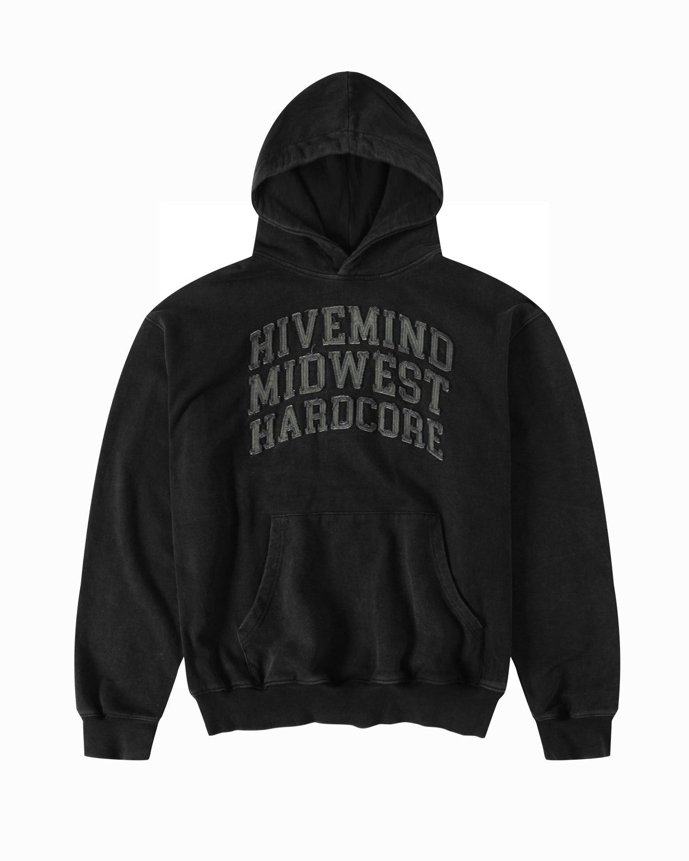 HIIT LISTEN TO TW HOODIE パーカー ブラック Hivemind 'Midwest Hardcore' Heavyweight French Terry Hoodie – COPES