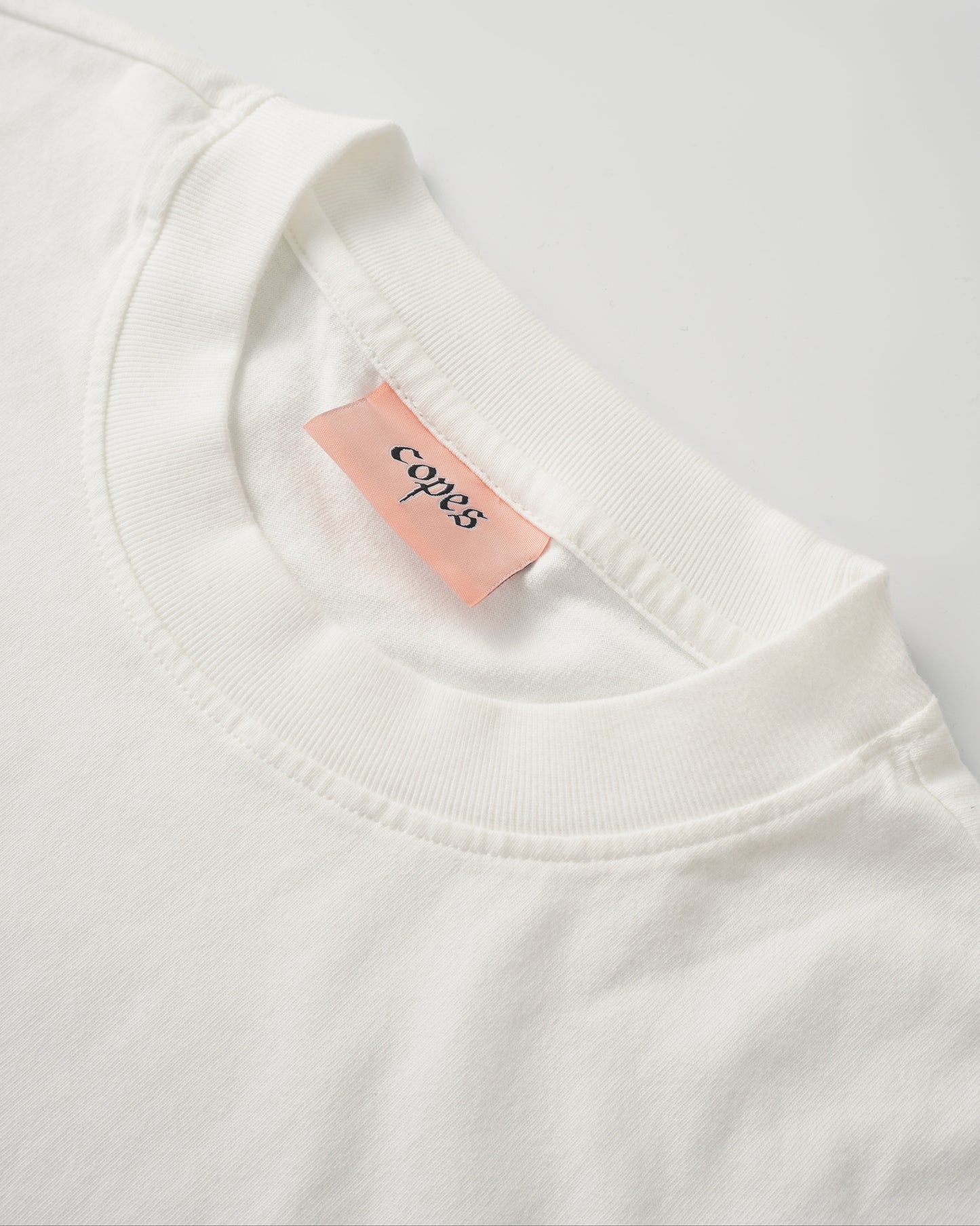 Copes Embroidered Logo T-Shirt (Pure White)