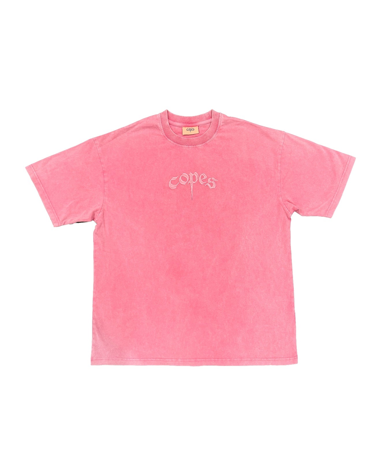 Copes Embroidered Logo T-Shirt (Potion Pink)