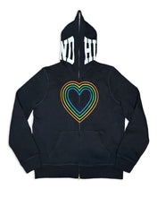Load image into Gallery viewer, Hivemind Heart Heavyweight Full-zip Hoodie
