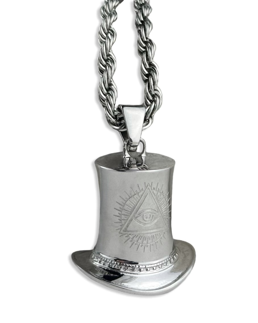 Investigate Antarctica Top Hat Stash Necklace