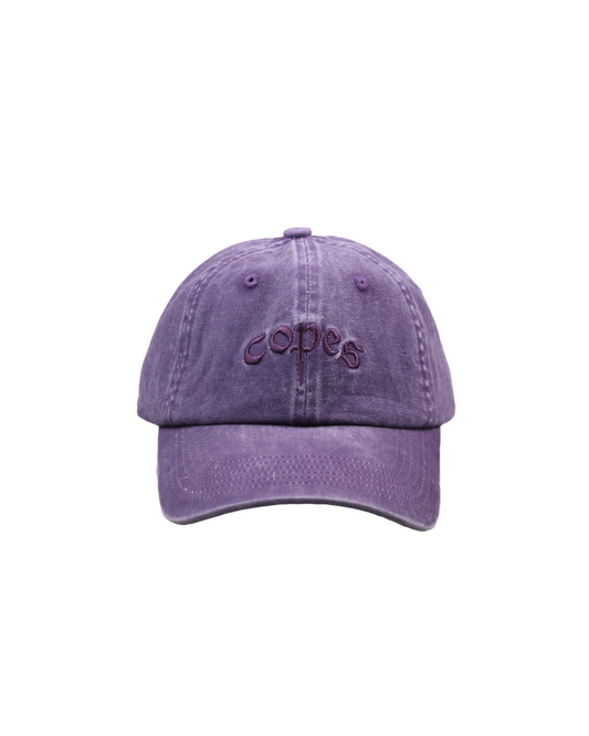 Copes Embroidered Logo Washed Hat (Palooza Purple)