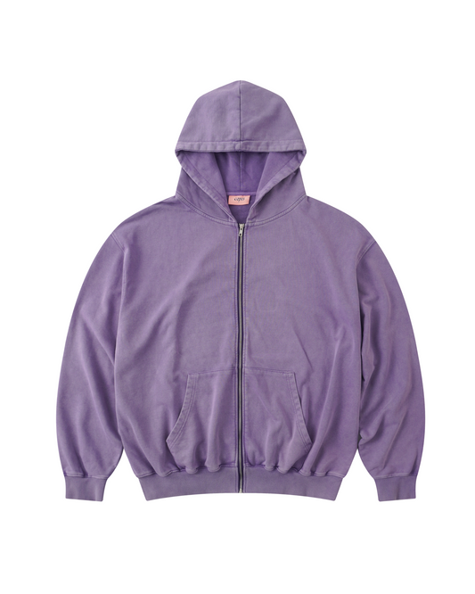 Copes Heavyweight French Terry Zip Hoodie (Palooza Purple)