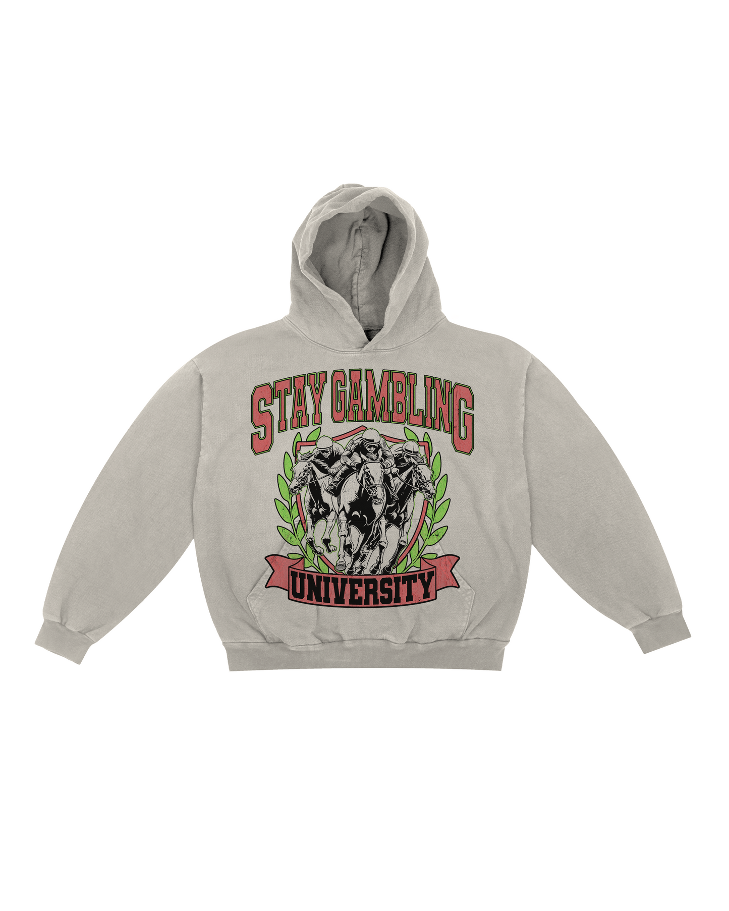 'Stay Gambling University' Heavyweight French Terry Hoodie