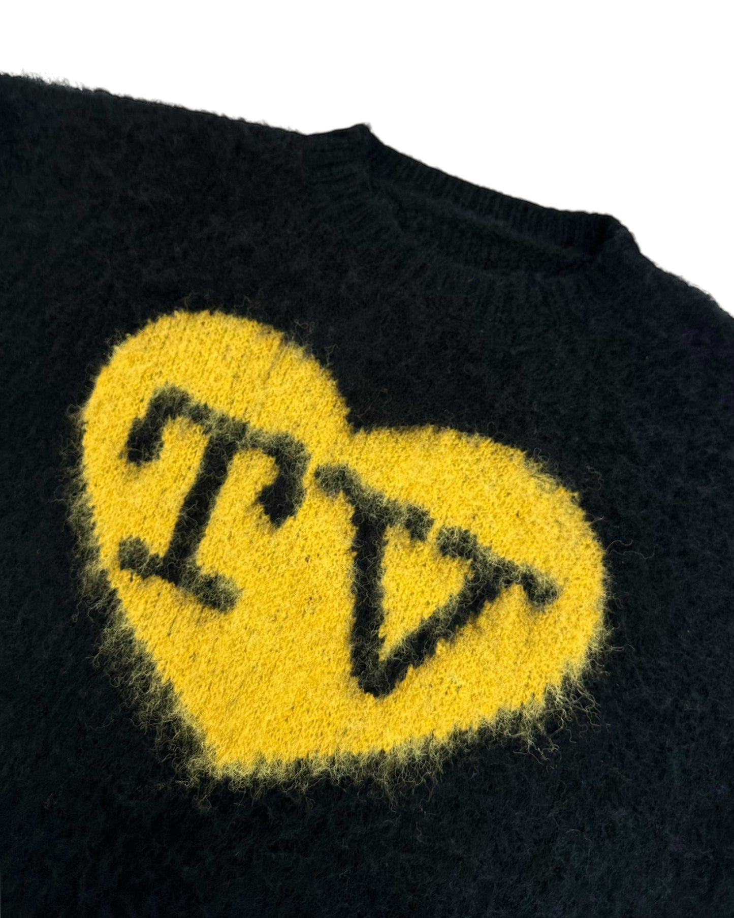 Hivemind 'I Heart TV' Mohair Sweater