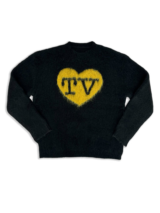 Hivemind 'I Heart TV' Mohair Sweater