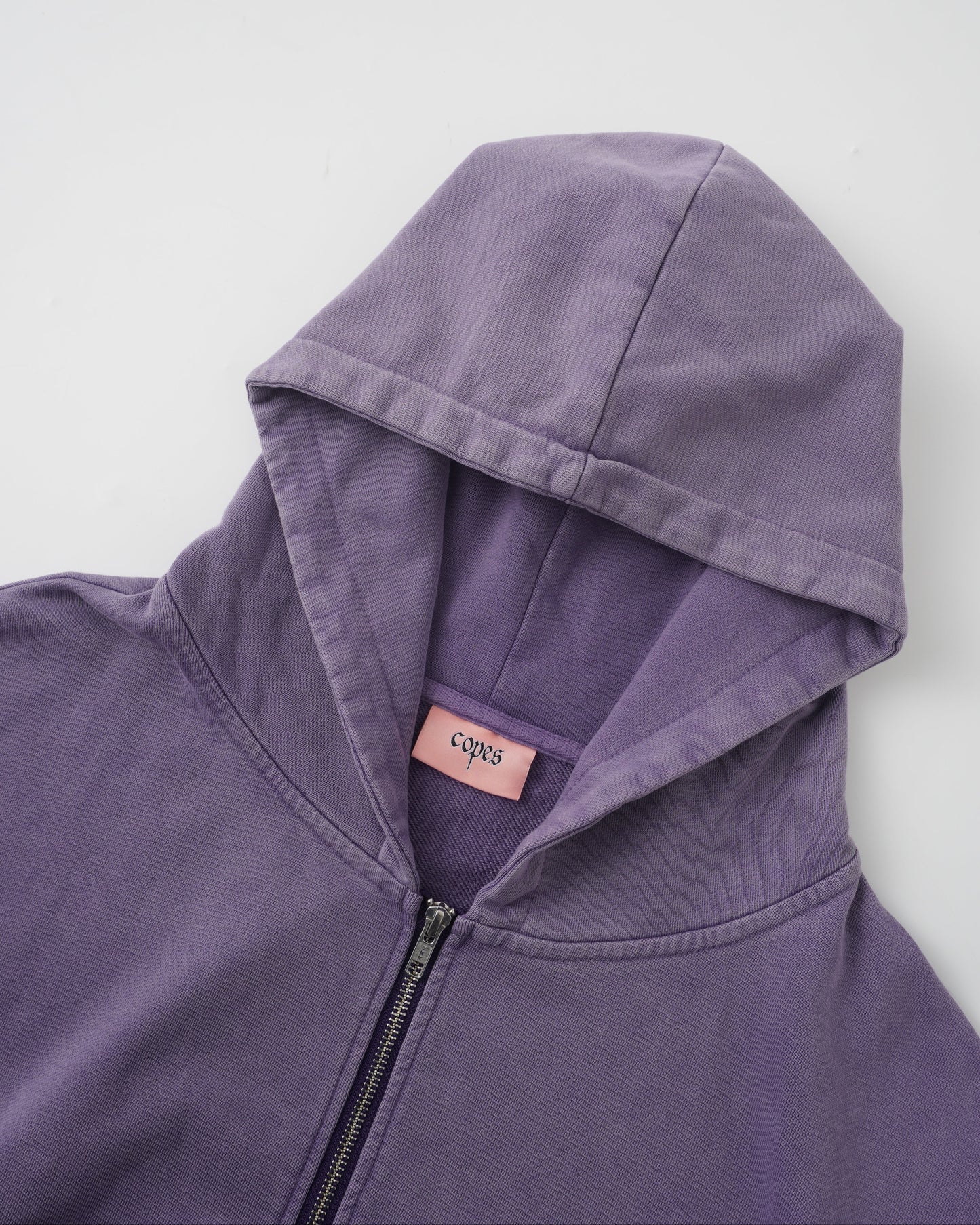 Copes Heavyweight French Terry Zip Hoodie (Palooza Purple)