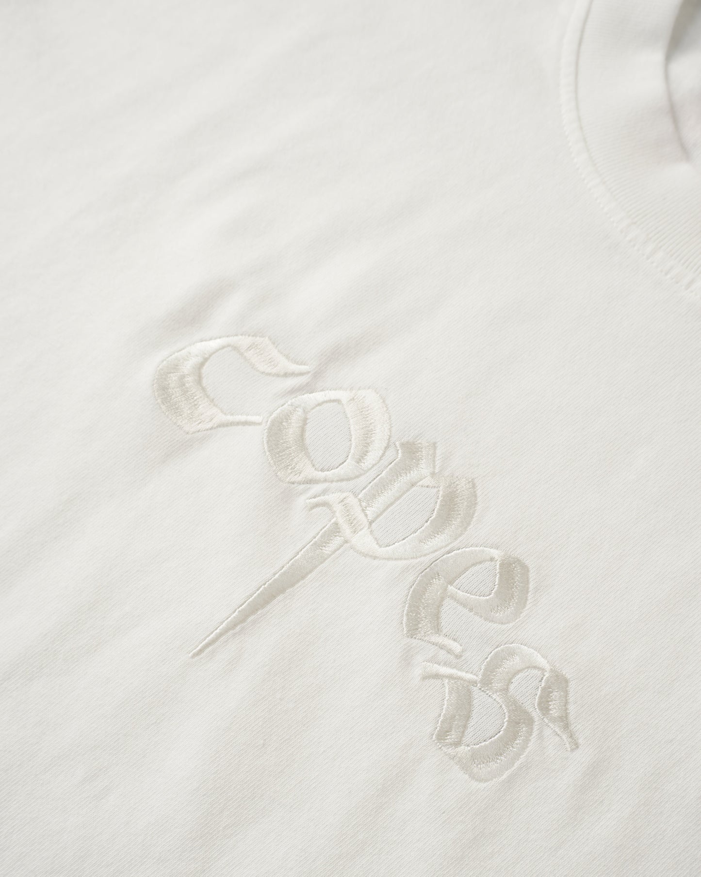 Copes Embroidered Logo T-Shirt (Pure White)