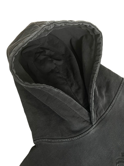 Copes Heavyweight French Terry Stone Washed Embroidered Logo Hoodie