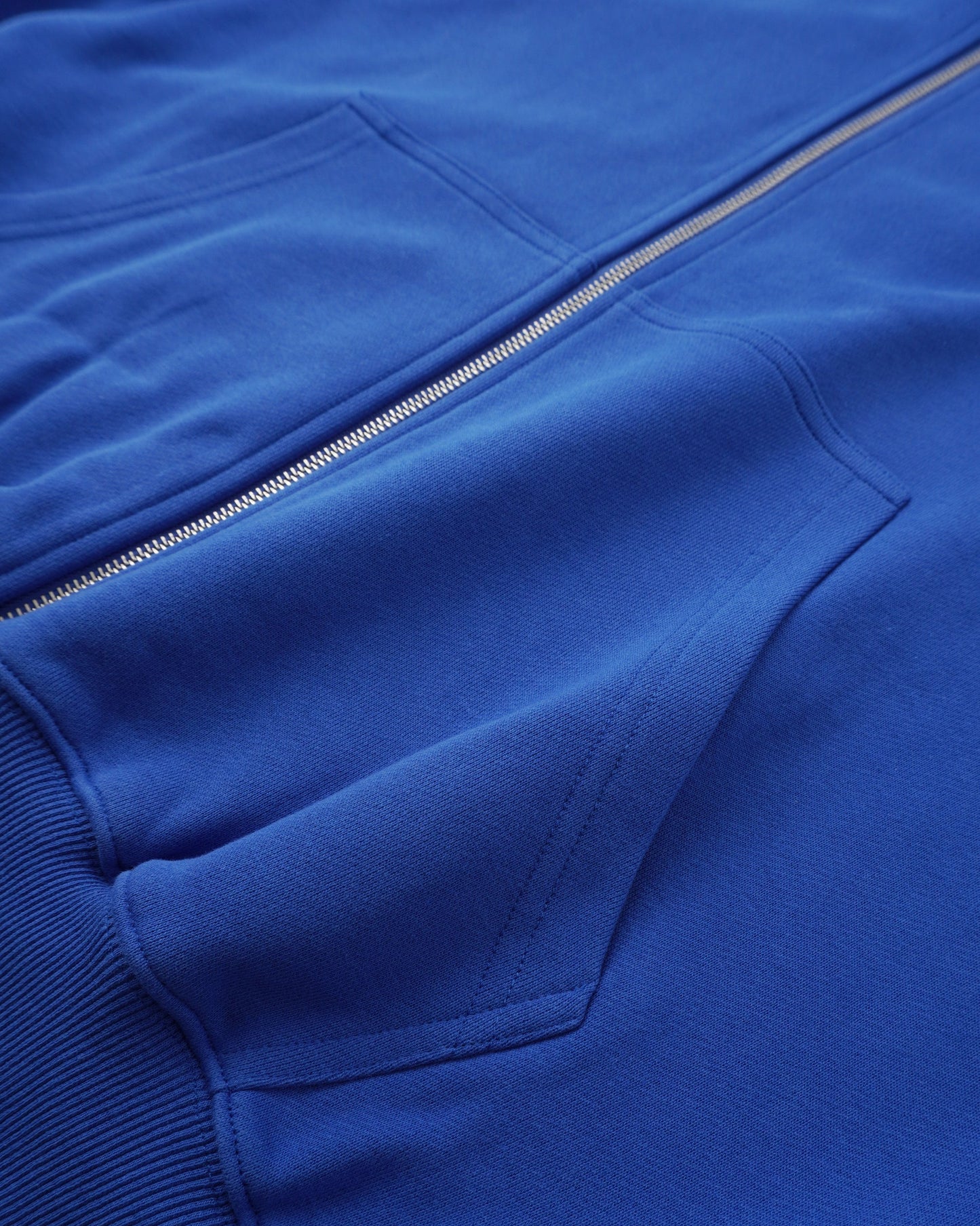 Copes Heavyweight French Terry Zip Hoodie (Santorini Blue)