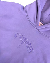 Load image into Gallery viewer, Copes Embroidered Purple Logo Hoodie
