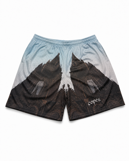 Copes 'Cathedral' Mesh Shorts