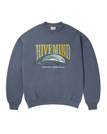 Hivemind French Terry Stitched Dolphin Crewneck