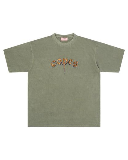 Copes Embroidered 'Tiger Bear' Logo T-Shirt