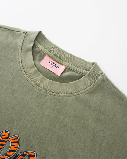 Copes Embroidered 'Tiger Bear' Logo T-Shirt
