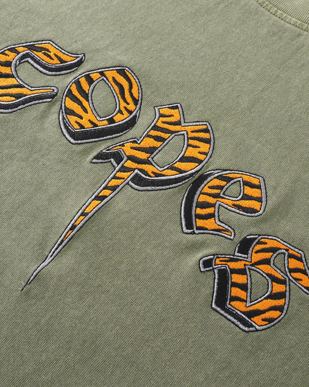Copes Embroidered 'Tiger Bear' Logo T-Shirt