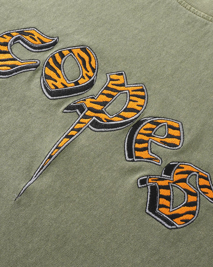 Copes Embroidered 'Tiger Bear' Logo T-Shirt