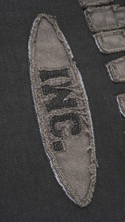 Wicca Phase 'Corinthiax' Patchwork French Terry Crewneck