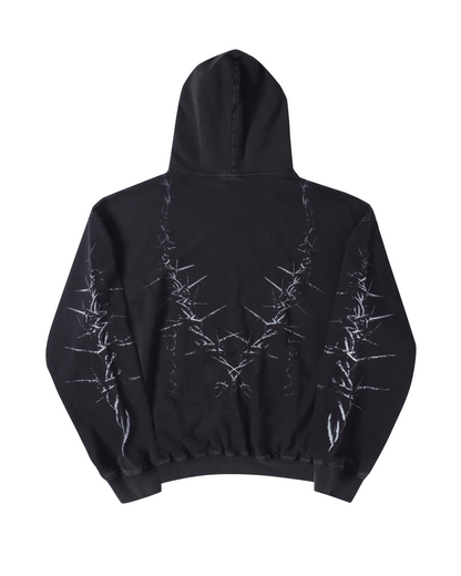 Investigate Antarctica 'Barbed Wire' Heavyweight French Terry Hoodie