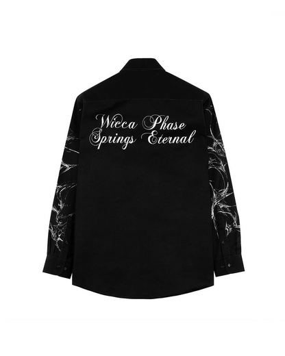 Wicca Phase 'One Silhouette' Heavyweight Button Up