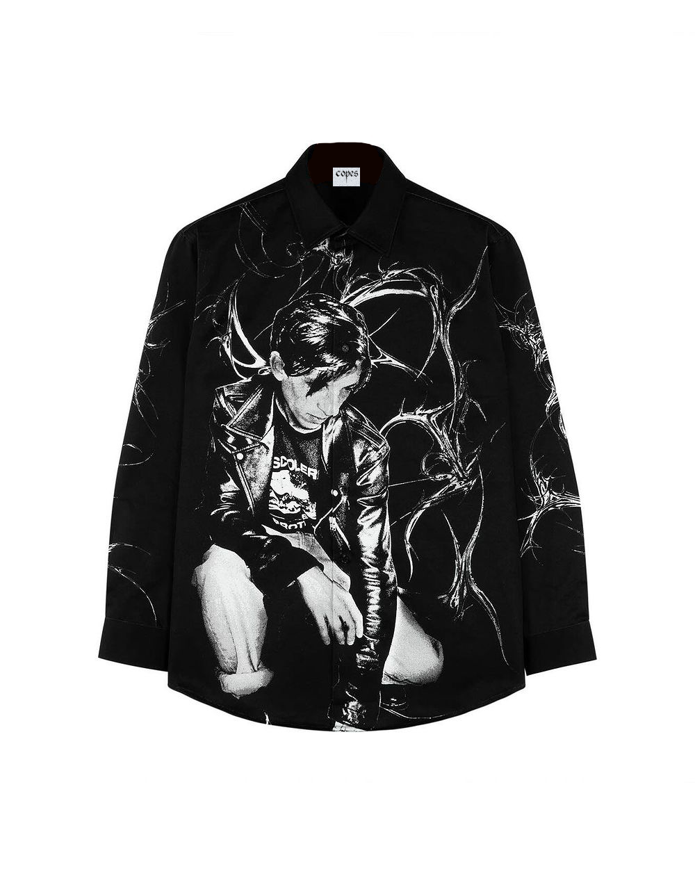 Wicca Phase 'One Silhouette' Heavyweight Button Up