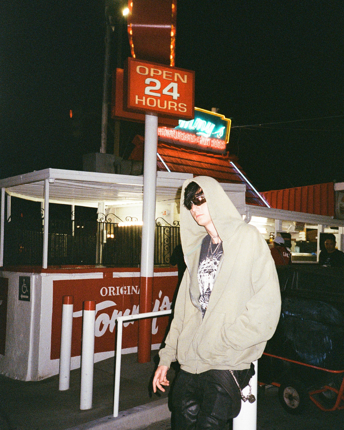 Copes Heavyweight French Terry Sun Washed Zip Hoodie (Swamp Green)