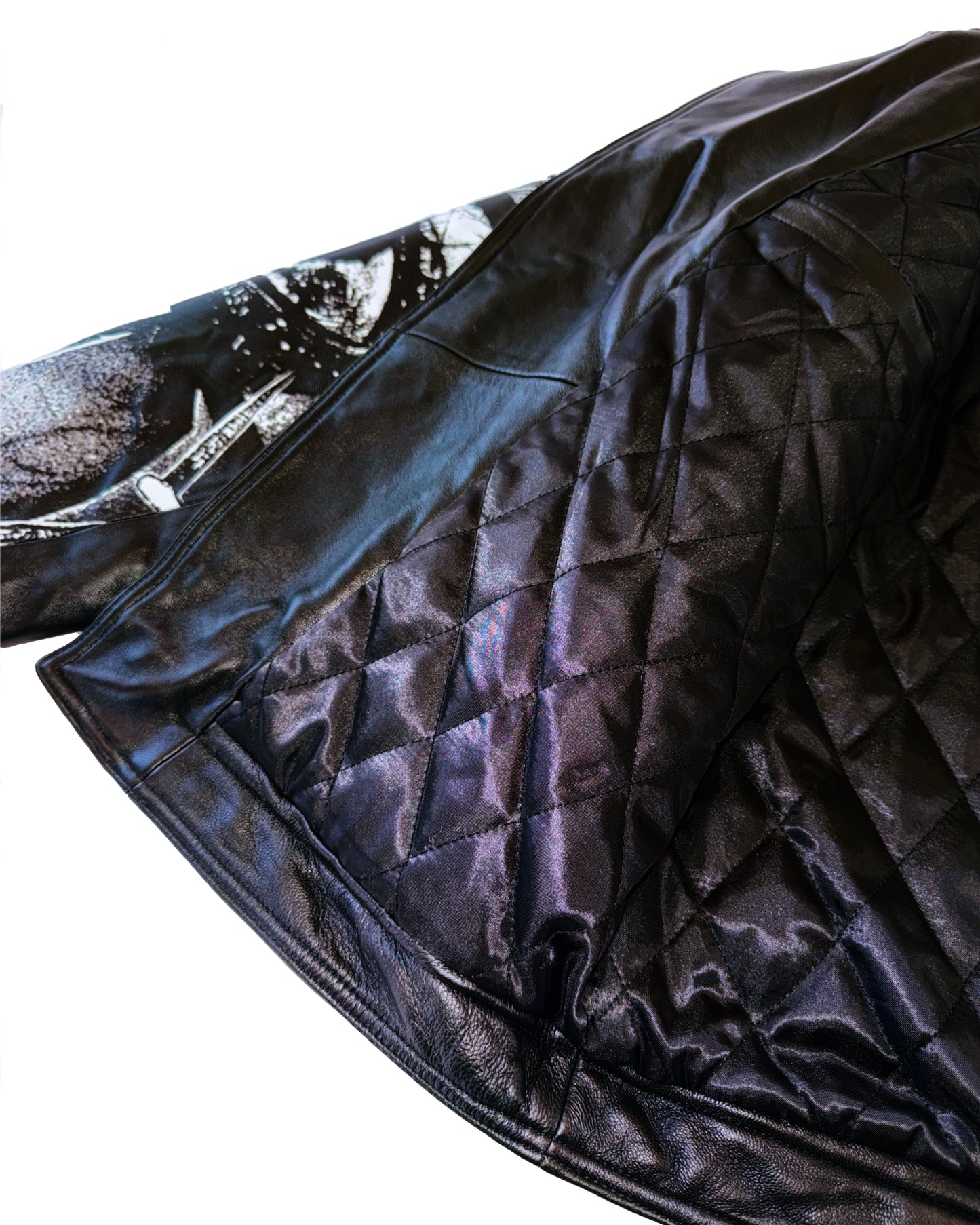 Wicca Phase 'Fallen Angel' Leather Biker Jacket