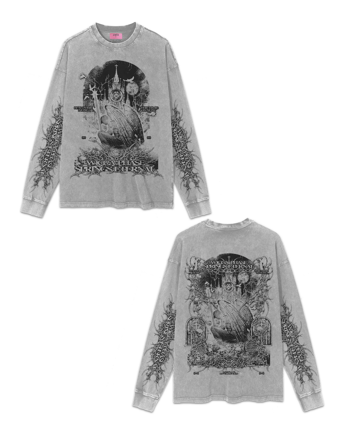 Wicca Phase 'Put Me In Graves' Longsleeve