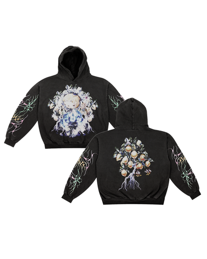 Dev Lemons Flower Girl Heavyweight French Terry Hoodie