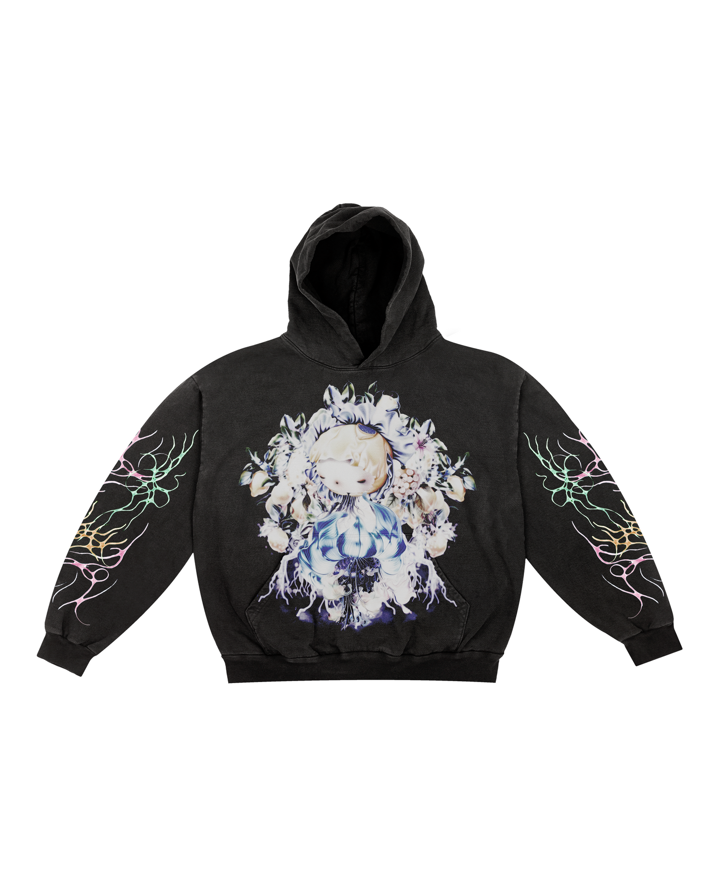 Dev Lemons Flower Girl Heavyweight French Terry Hoodie