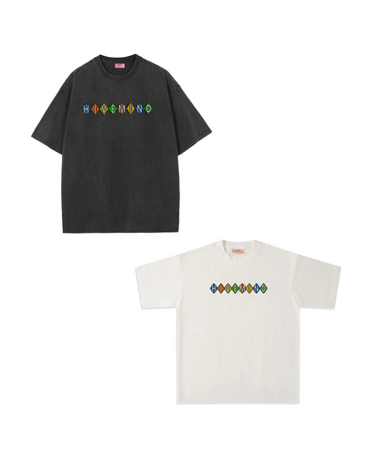 Hivemind Embroidered 'Diamond' Logo T-Shirt