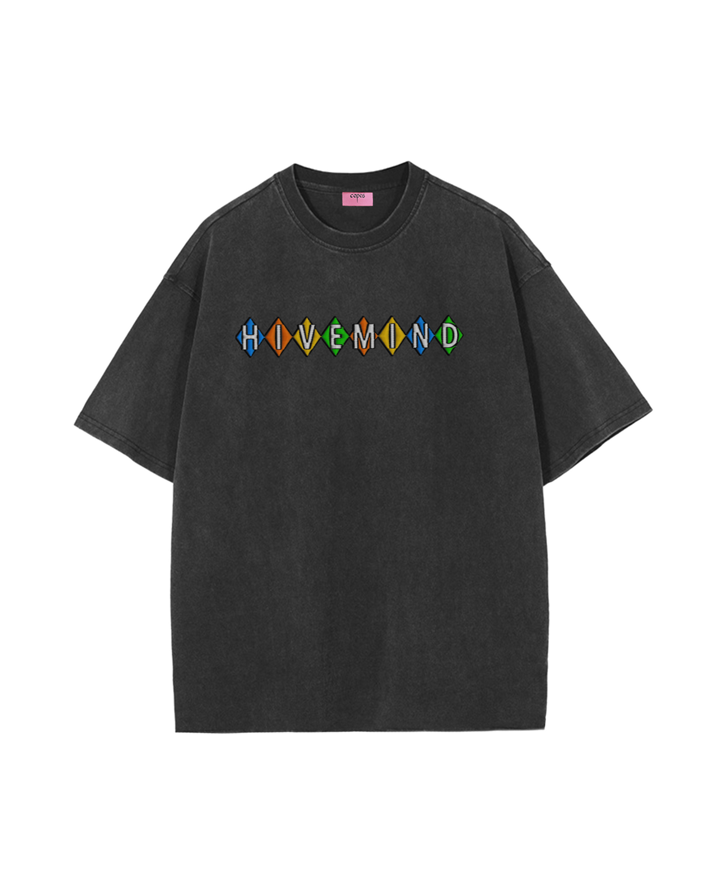 Hivemind Embroidered 'Diamond' Logo T-Shirt