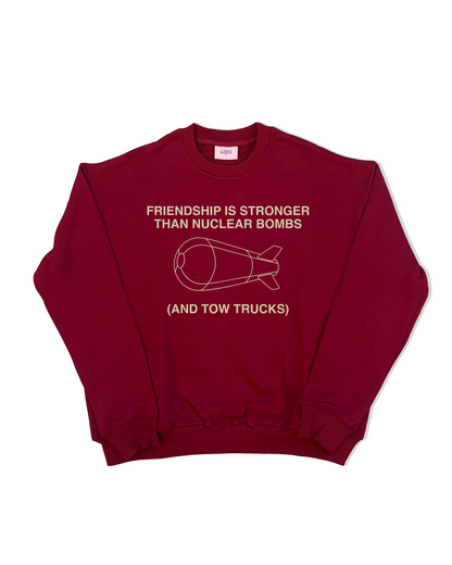Hivemind 'Friendship' Embroidered Heavyweight French Terry Crewneck