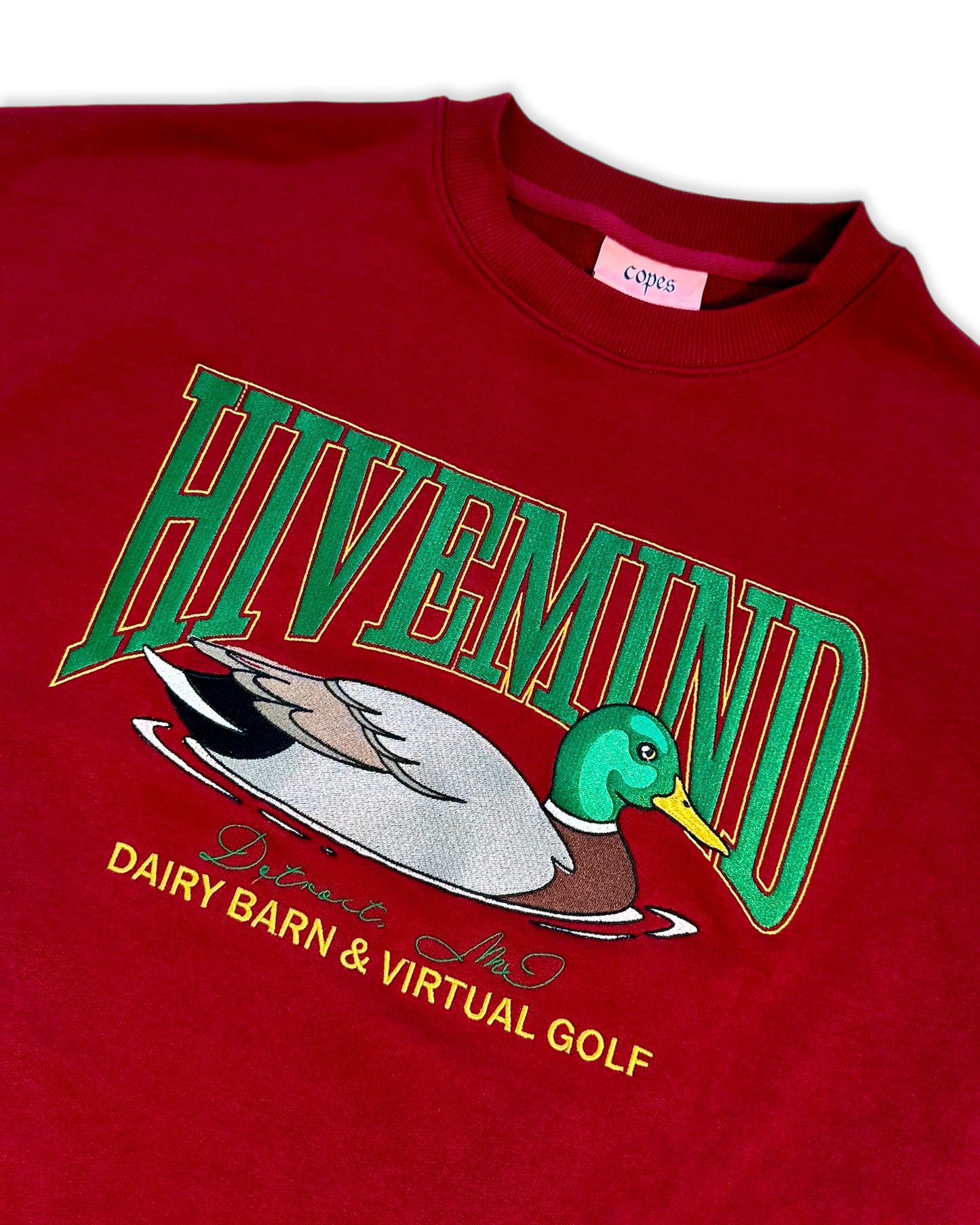 Hivemind French Terry Stitched Duck Crewneck