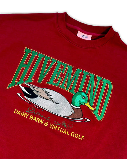 Hivemind French Terry Stitched Duck Crewneck