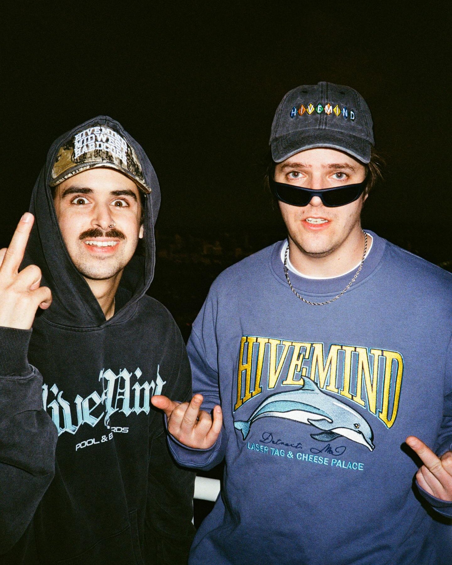 Hivemind French Terry Stitched Dolphin Crewneck