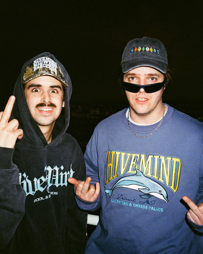 Hivemind French Terry Stitched Dolphin Crewneck