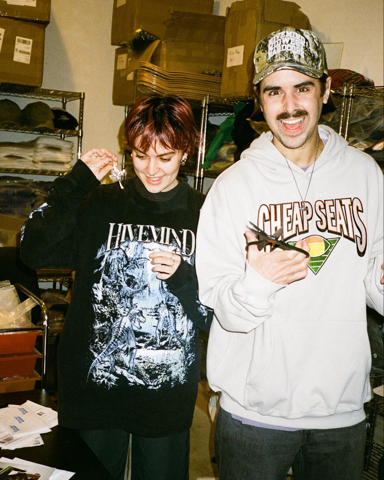 Hivemind Embroidered 'Cheap Seats' Heavyweight French Terry Hoodie