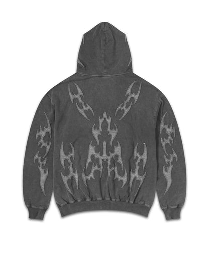 Investigate Antarctica 'Tribal' Patchwork Heavyweight French Terry Hoodie