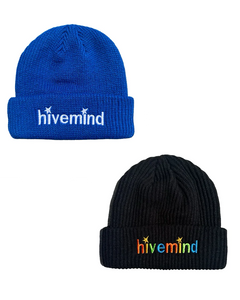 Hivemind Stitched Ribbed Knit Beanie