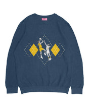 Load image into Gallery viewer, Hivemind Argyle Basketball Knit Sweater
