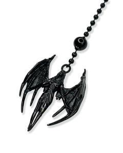 Wicca Phase Fallen Angel Rosary - Black Gunmetal