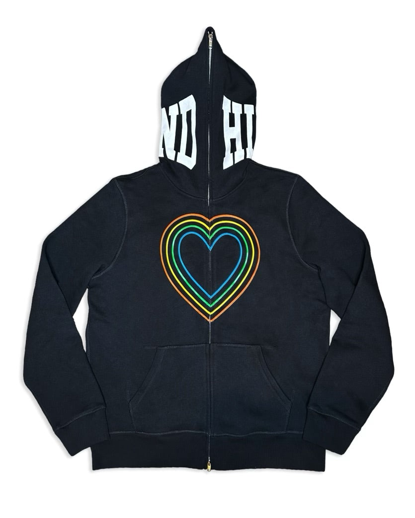 Hivemind Heart Heavyweight Full-zip Hoodie