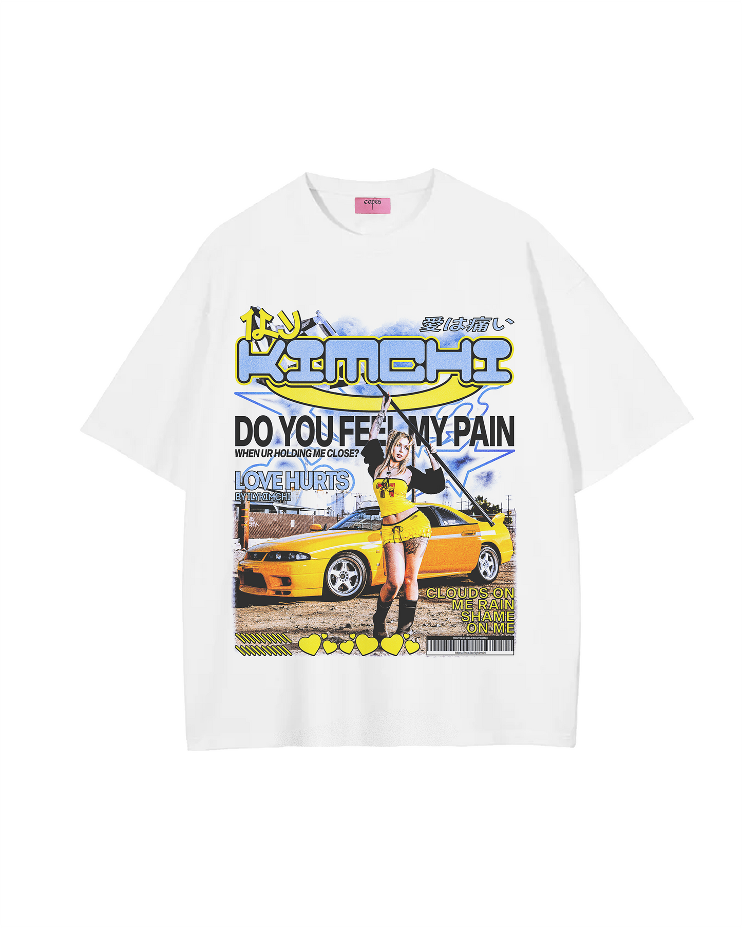 Kimchi 'Love Hurts' T-Shirt (White)