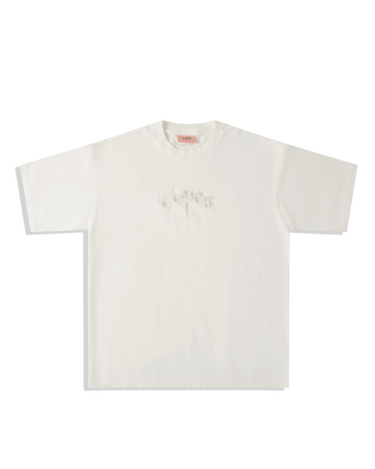 Copes Embroidered Logo T-Shirt (Pure White)