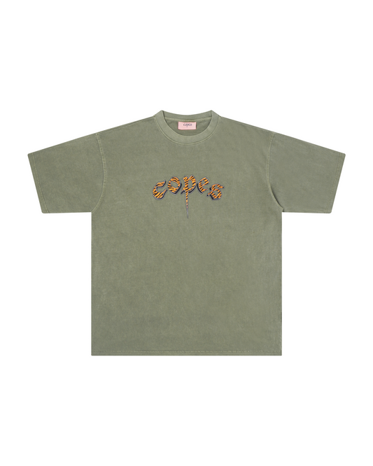 Copes Embroidered 'Tiger Bear' Logo T-Shirt