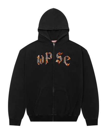 Wicca Phase 'Stained Glass' Heavyweight French Terry Embroidered Zip Hoodie