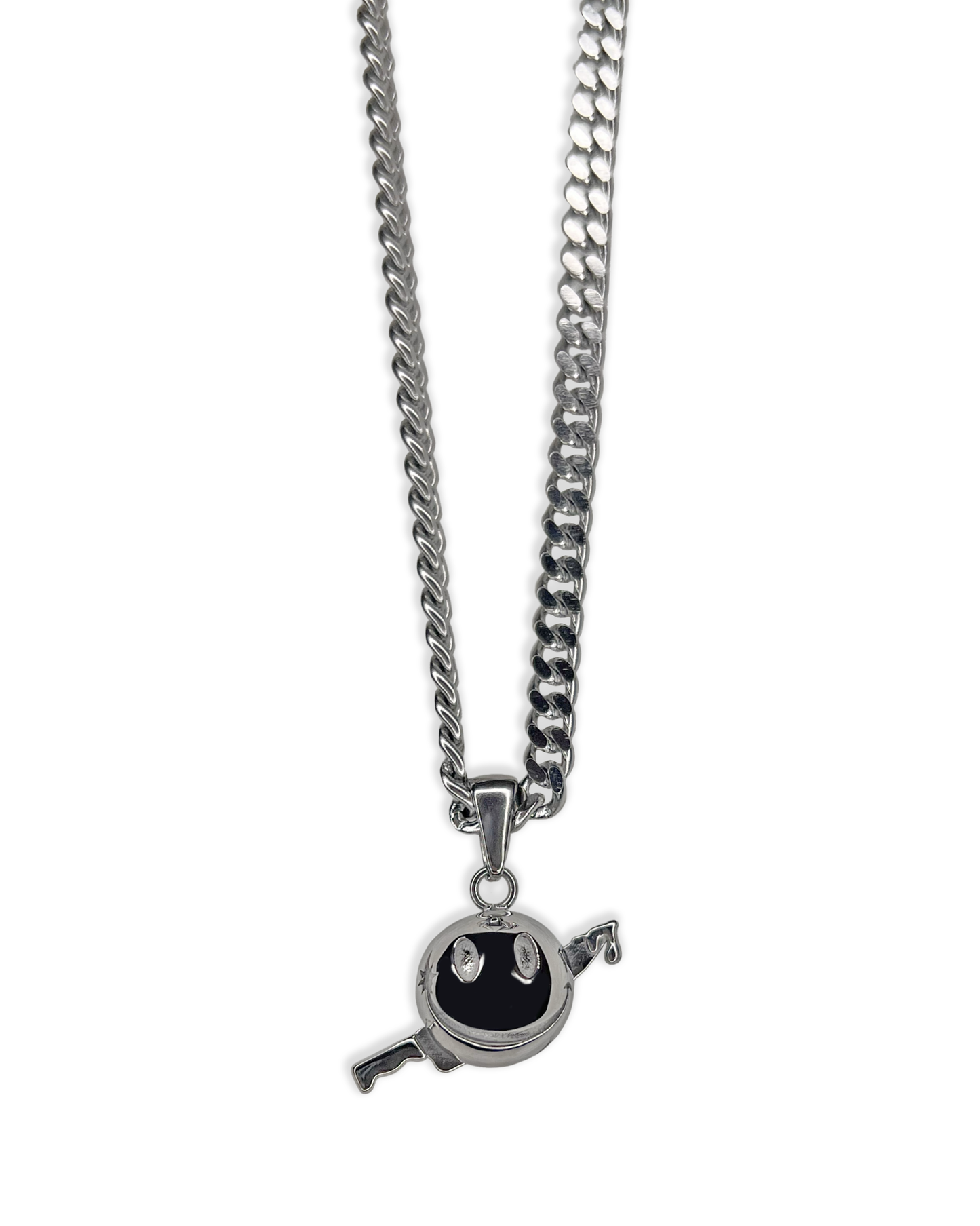 Hivemind Smiley Knife Necklace