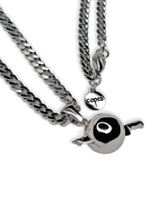 Load image into Gallery viewer, Hivemind Smiley Knife Necklace
