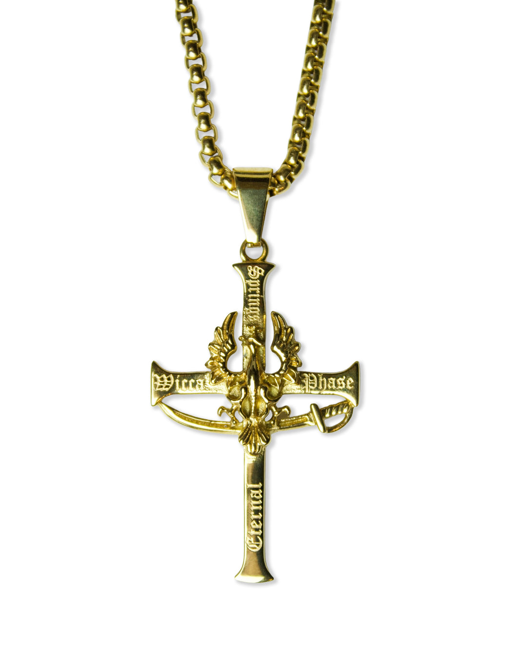 Wicca Phase Springs Eternal Polish Catholic Cross DISCORD EXCLUSIVE